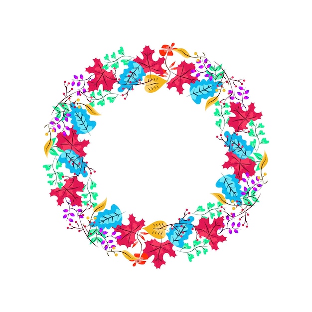 Farebný vyšívací kruh s kvetinovým motívom